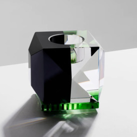 Reflections Copenhagen - Ophelia Tea Light Holder - Clear / Black / Green