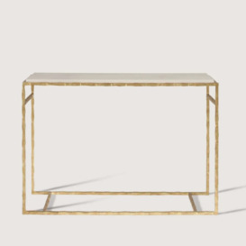 Porta Romana - Giacometti Small Console Table - Versailles Gold