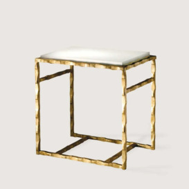Porta Romana - Giacometti Side Table - Versailles Gold