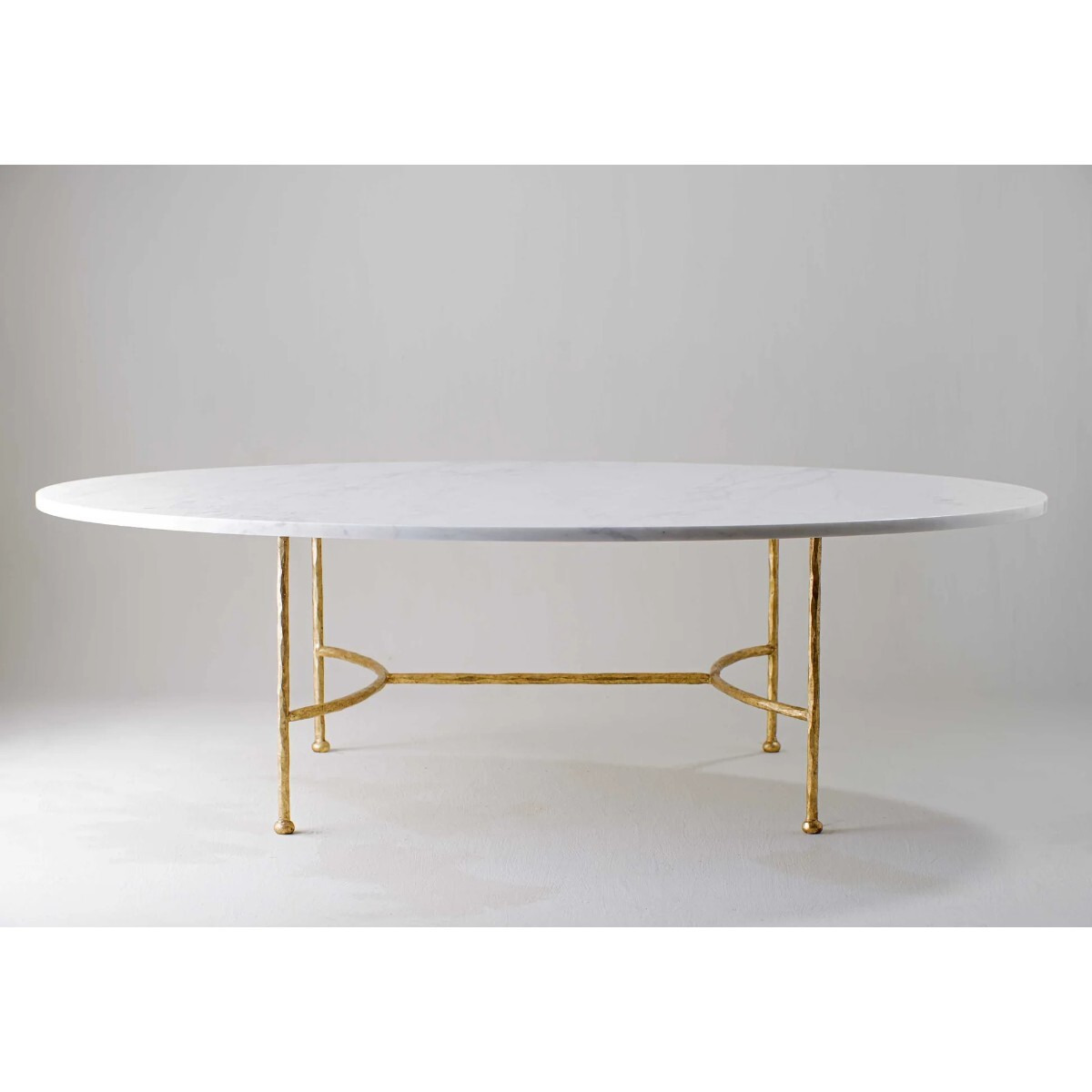Porta Romana - Logan Oval Coffee Table - Gold