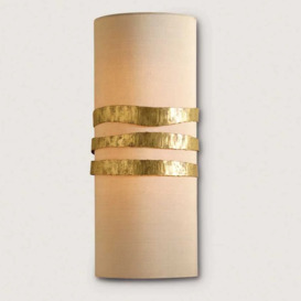 Porta Romana - Scruffy Ribbon Wall Light - White Gold