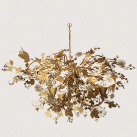 Porta Romana I Ivy Chandelier Small - Forest Gold