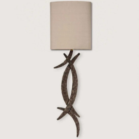 Porta Romana I Miro Wall Light - Bright Gold - Burnt Silver