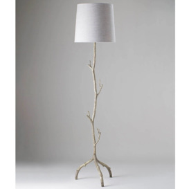 Porta Romana - Forest Floor Lamp - Burnished Silver