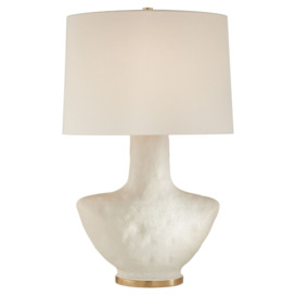 Kelly Wearstler - Armato Table Lamp - White with White Linen Shade