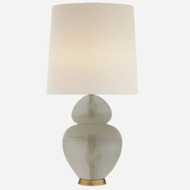 AERIN - Michelena Table Lamp - Shell Grey