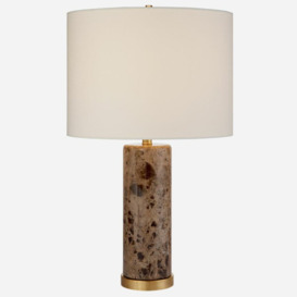 AERIN - Cliff Table Lamp - Brown Marble
