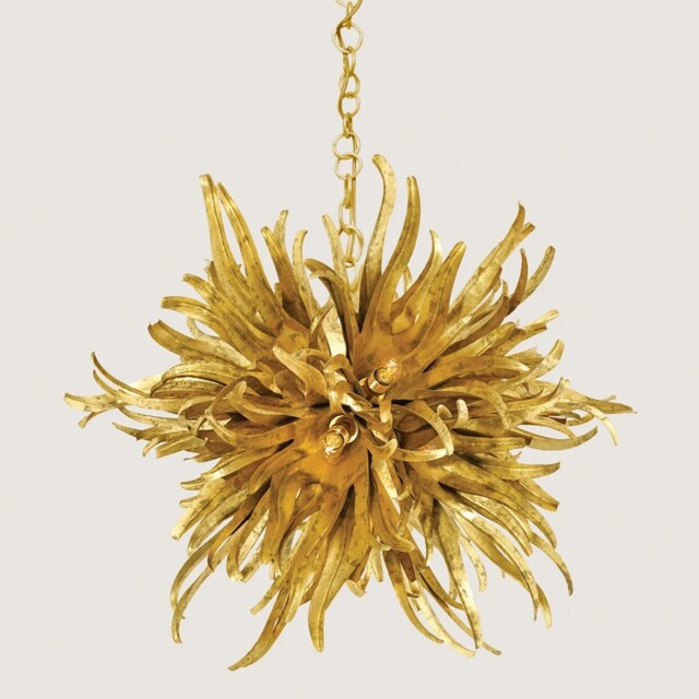 Porta Romana I Urchin Chandelier Small - Bodu Gold