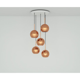 Tom Dixon - Copper LED 25cm Round Pendant System
