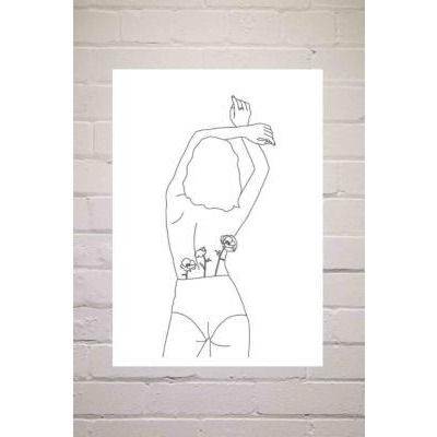 Sundry Society Nudie Pants Wall Art Print - Assorted 2 at Urban Outfitters