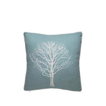 Trees Printed Filled Cushion (Pair) - 43 X 43Cms