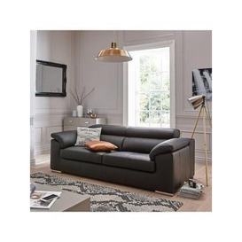 Very Home Brady 100% Premium Leather 3 Seater + 2 Seater Sofa Set (Buy And Save!)