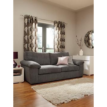 Very Home Amalfi 3-Seater Standard Back Fabric Sofa - Fsc&Reg Certified