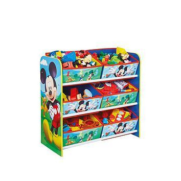 Mickey Mouse Kids Toy Storage Unit, One Colour