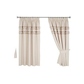 Franchesca Faux Silk Lined Pencil Pleat Curtains
