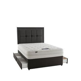 Silentnight Paige 1400 Pocket Divan Bed With Storage Options (Headboard Not Included)