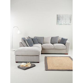 Very Home Bloom Fabric Left Hand Corner Group Sofa Bed