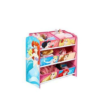 Disney Princess Kids Toy Storage Unit, One Colour