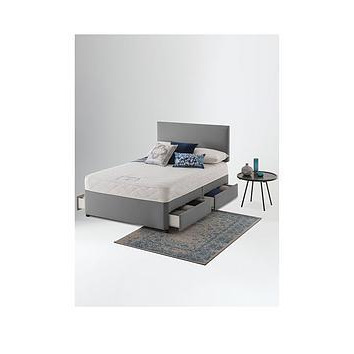Layezee Made By Silentnight Layezee Fenner Bonnel Memory Divan Bed With Storage Options