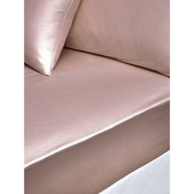 Very Home Luxury 400 Thread Count Soft Touch Sateen 28 Cm Fitted Sheet