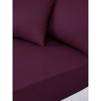Very Home Non-Iron 180 Thread Count 32 Cm Extra Deep Fitted Sheet