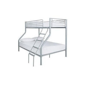 Very Home Domino Metal Trio Bunk Bed  - Bed Frame Only, Silver