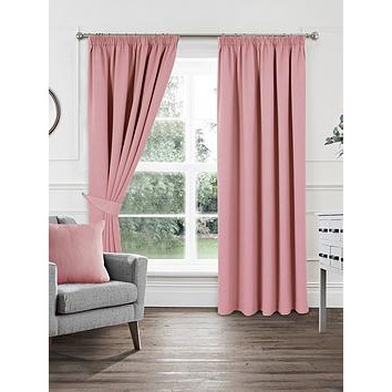 Woven Pleated Blackout Curtains