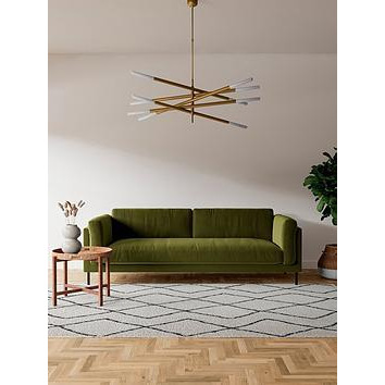 Swoon Munich Fabric 3 Seater Sofa