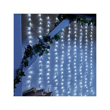 Very Home 240 White Led Waterfall Indoor/Outdoor Christmas Lights