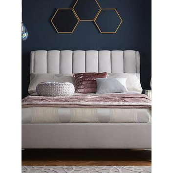 Michelle Keegan Home Phoebe Velvet Bed Frame With Mattress Options (Buy And Save!) - Bed Frame With Microquilt Mattress