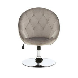 Very Home Odyssey Velvet Leisure Chair - Grey