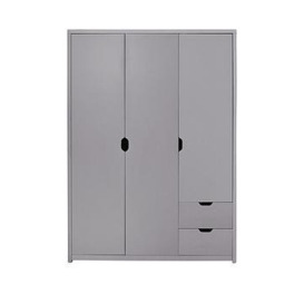 Very Home Aspen 3 Door, 2 Drawer Wardrobe - Grey Oak Effect, Grey Oak