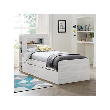 Very Home Aspen Kids Storage Bed Frame - White - Storage Bed Only, White
