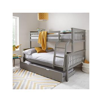 Very Home Classic Novara Kids Under Bed Storage Drawer Add-on - Grey - FSC® Certified, Dark Grey