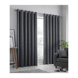 Fusion Strata Dim-Out Eyelet Curtains