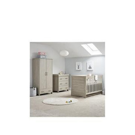 Obaby Nika 3-piece Nursery Room Set, Grey Wash