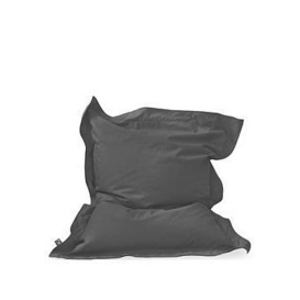 rucomfy Kids Squarbie Indoor/Outdoor Bean Bag, Grey