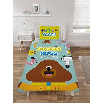 Hey Duggee Hugs All Round Single Duvet Cover Set - Multi, Multi