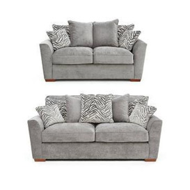 Very Home Kingston 3 Seater + 2 Seater Scatter Back Sofa Set