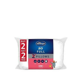 Silentnight So Full Pillow Pack  Set Of 2 With 2 Extra Completely Free! - White