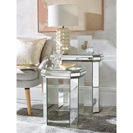 Very Home Plinth Mirrored Nest Of 2 Tables - Fsc&Reg Certified
