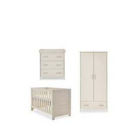 Obaby Nika 3-piece Nursery Room Set, White