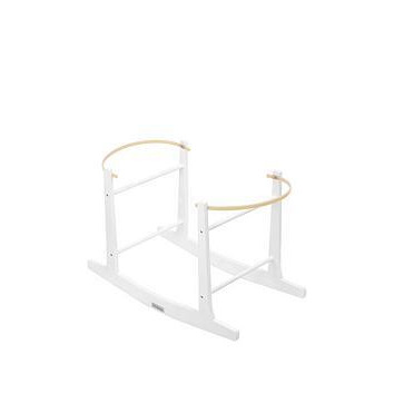 Clair De Lune Rocking Moses Basket Stand, White