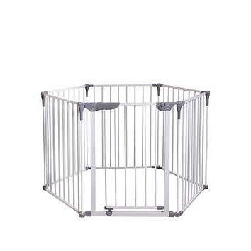Dreambaby Royale Converta 3-in-1 Metal Playpen/Barrier - White, One Colour