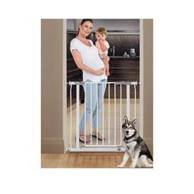 Dreambaby Ava Metal Safety Gate with Stay-Open Feature (75-81cm) - White, One Colour
