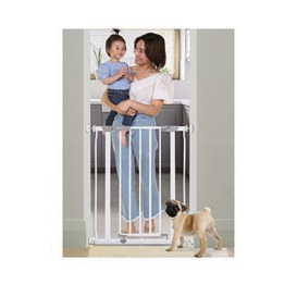 Dreambaby Ava Slimline Safety Gate with Stay-Open Feature (61-68cm) - White, One Colour