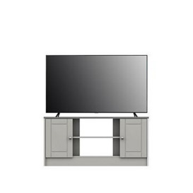 One Call Alderley Ready Assembled Corner Tv Unit Up To 48 Inch - Grey