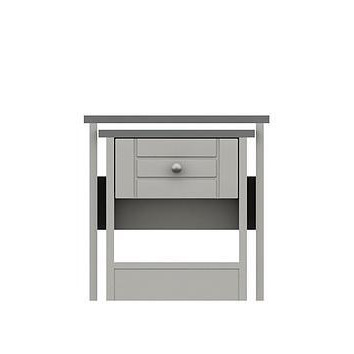 One Call Alderley Ready Assembled Nest Of Tables - Grey