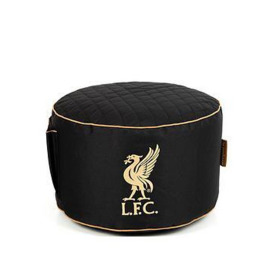 Liverpool FC Champions Gaming Beanbag Footstool, Black