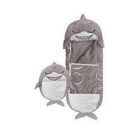Happy Nappers Grey Shark Sleeping Bag - Large, Grey